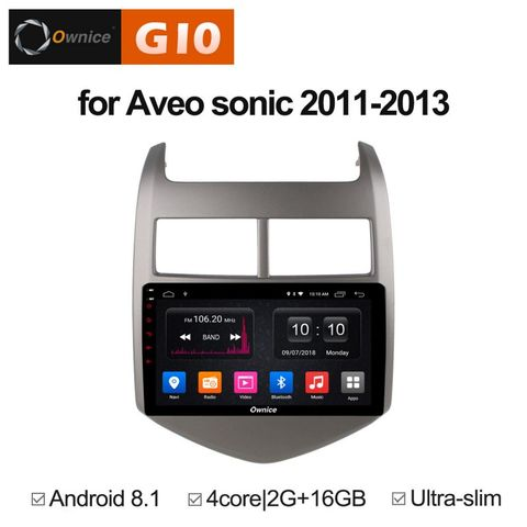 Ownice G10 S9226E  Chevrolet Aveo 3 (Android 8.1)